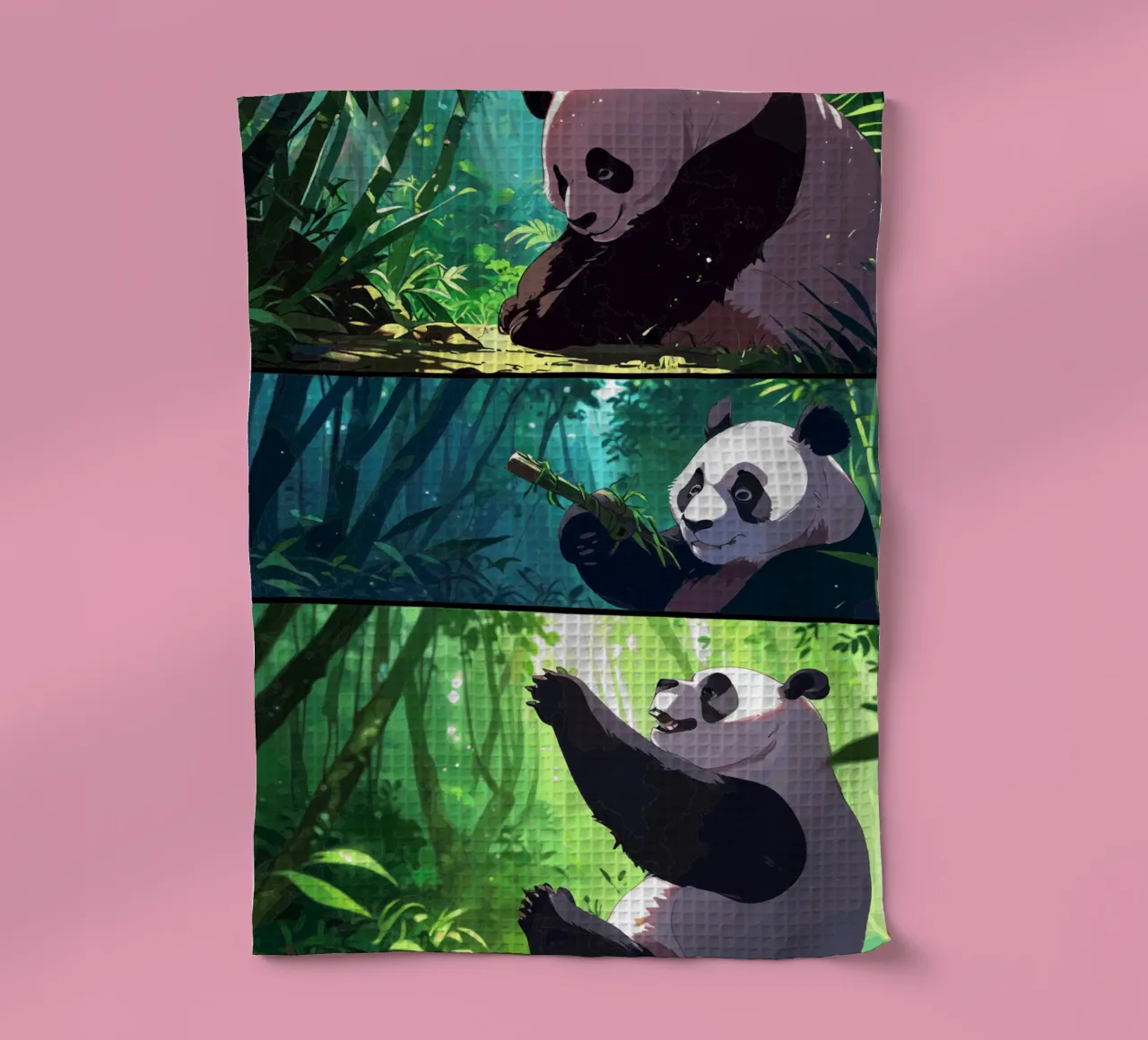 Il paradiso dei panda canovaccio da cucina da artdesign1985