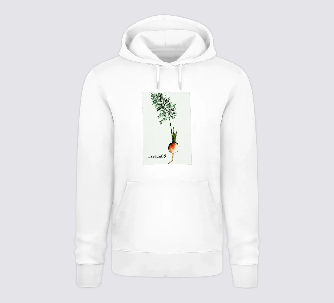 Carott felpa con cappuccio da Nathys_illustration