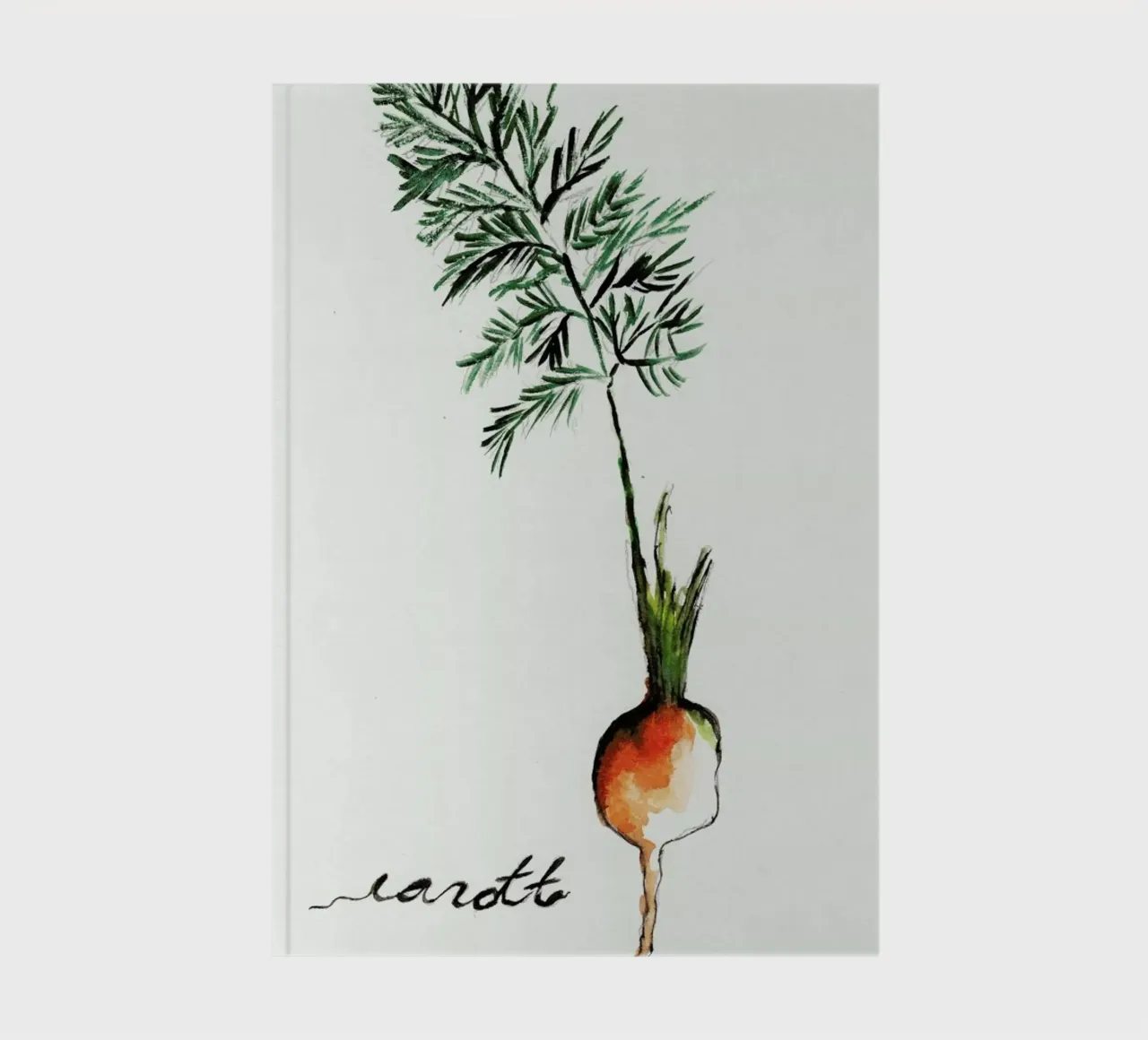 Carott notebook by Nathys_illustration
