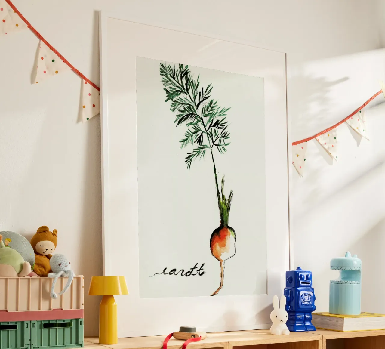 Carott poster con telaio in alluminio da Nathys_illustration