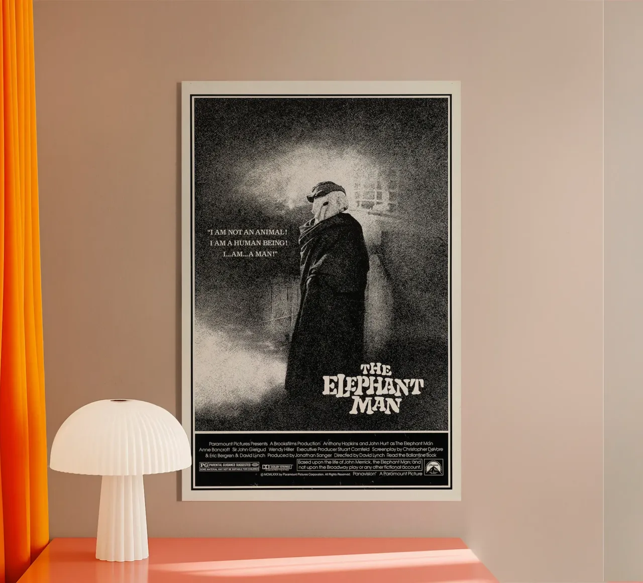 The Elephant Man plexiglass da Attaboy Dsgn