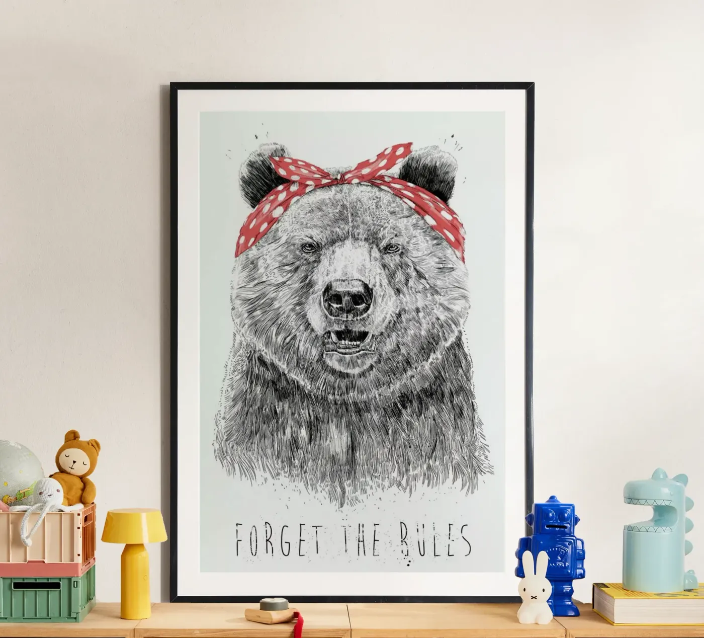 Forget The Rules poster by Balazs Solti