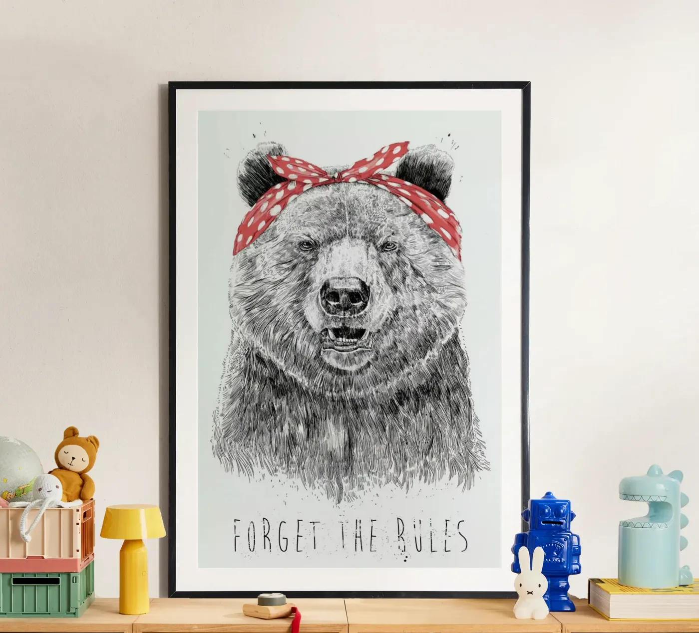 Forget The Rules poster van Balazs Solti