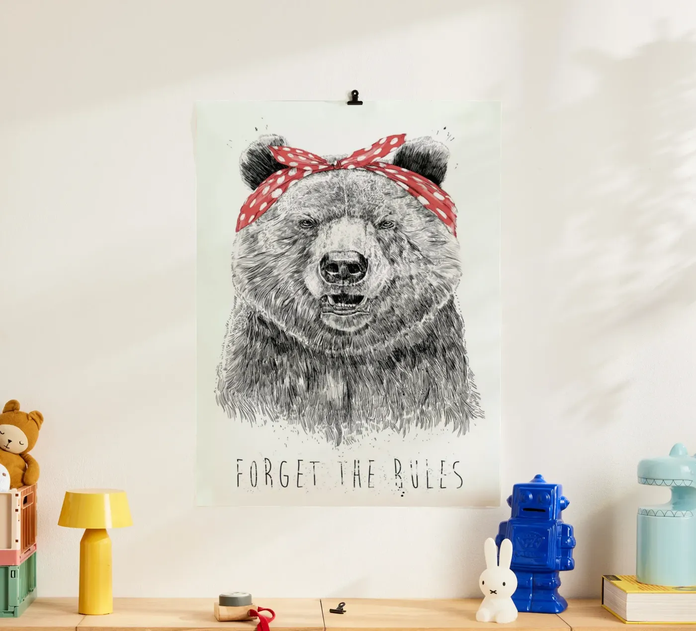 Forget The Rules poster by Balazs Solti