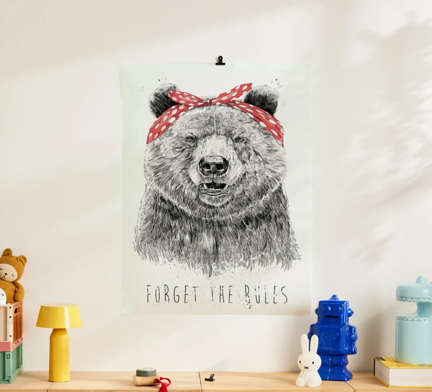 Forget The Rules poster van Balazs Solti