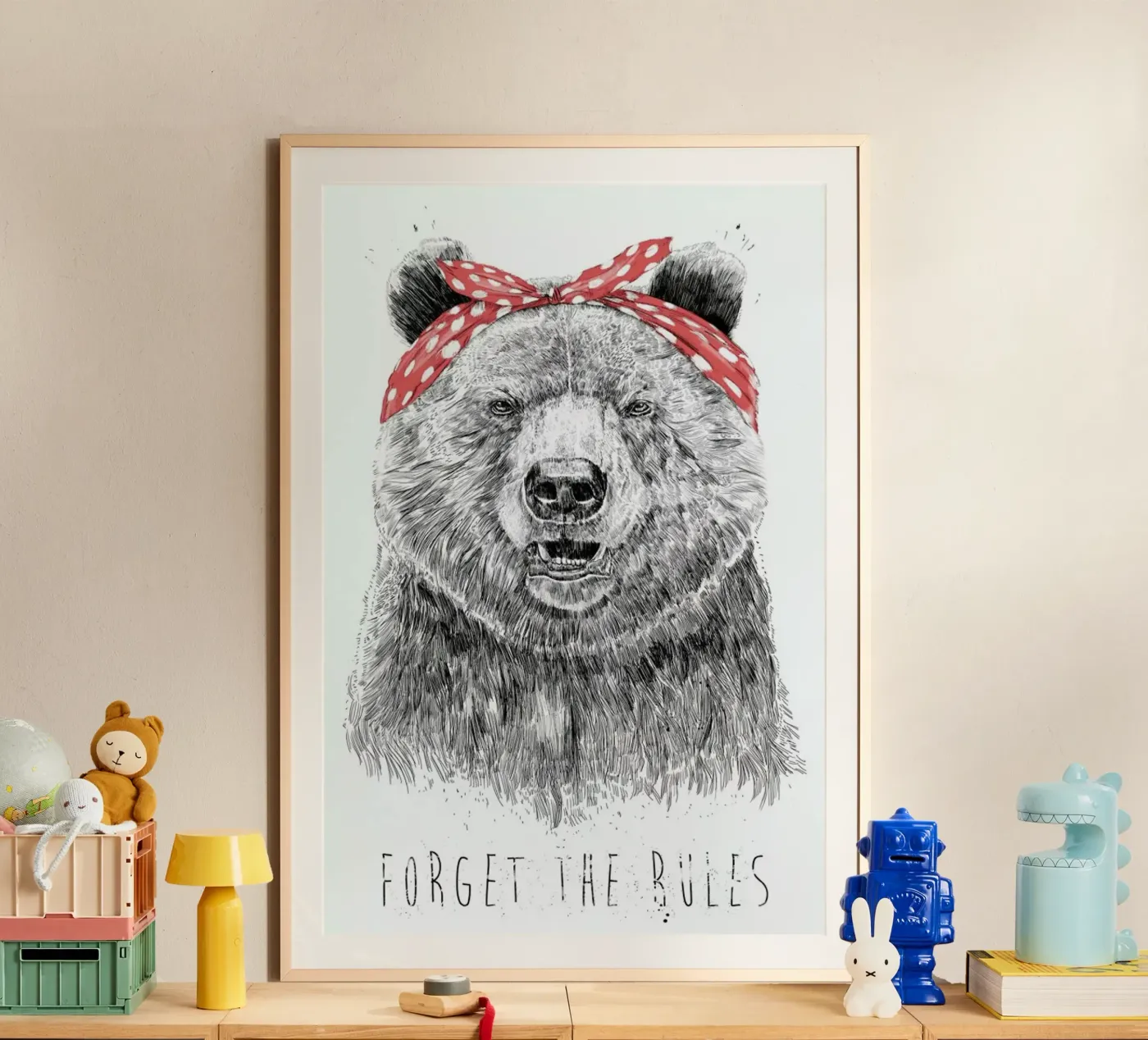 Forget The Rules poster by Balazs Solti