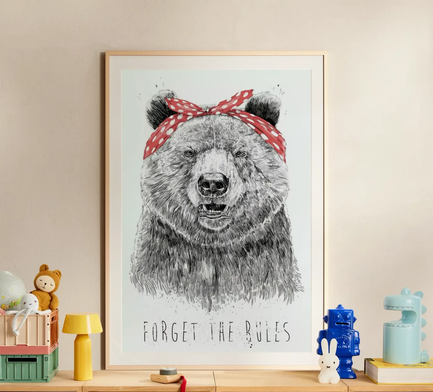 Forget The Rules poster van Balazs Solti