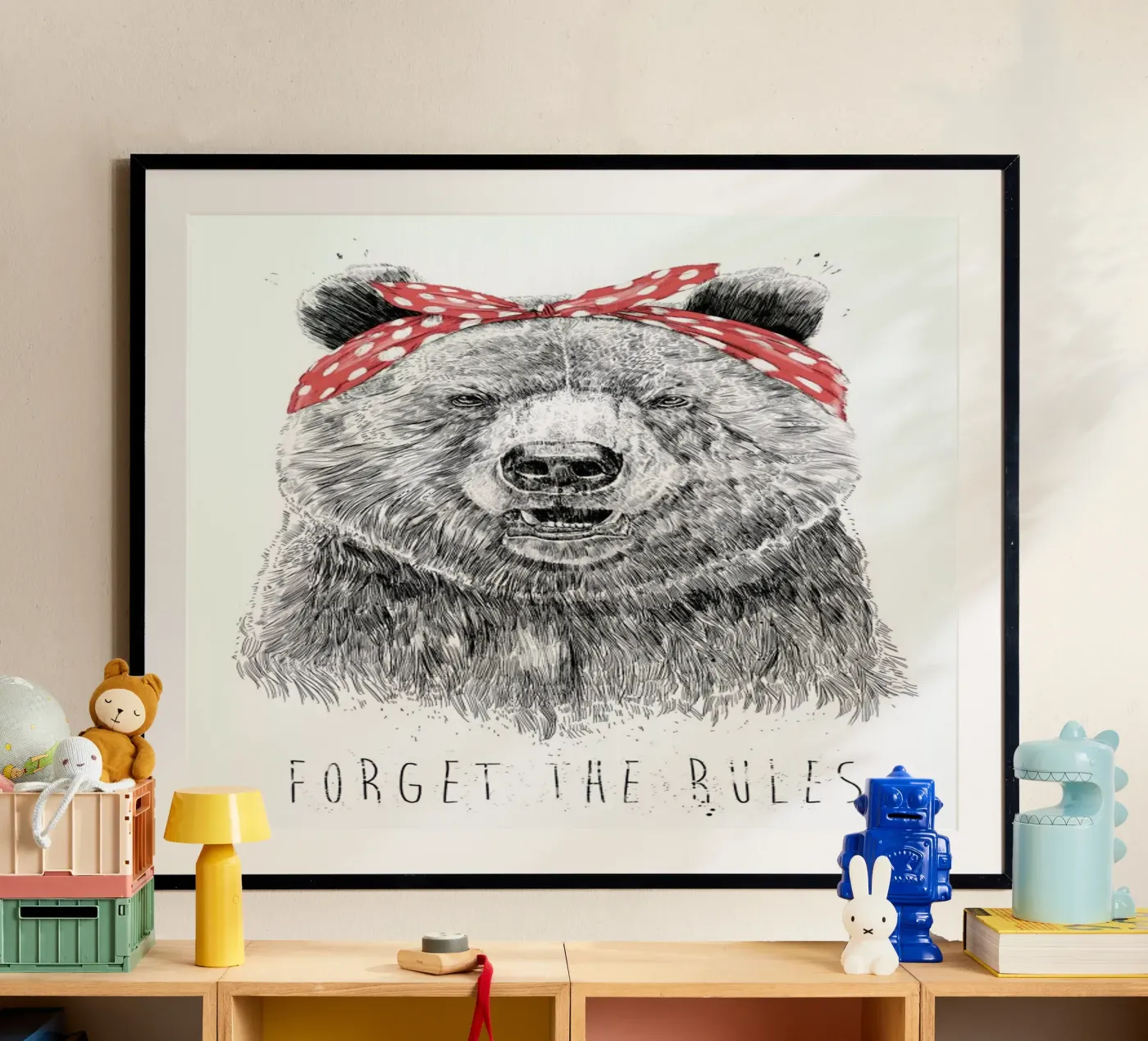 Forget The Rules poster van Balazs Solti