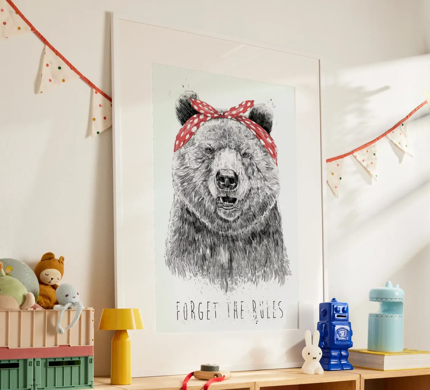 Forget The Rules poster van Balazs Solti