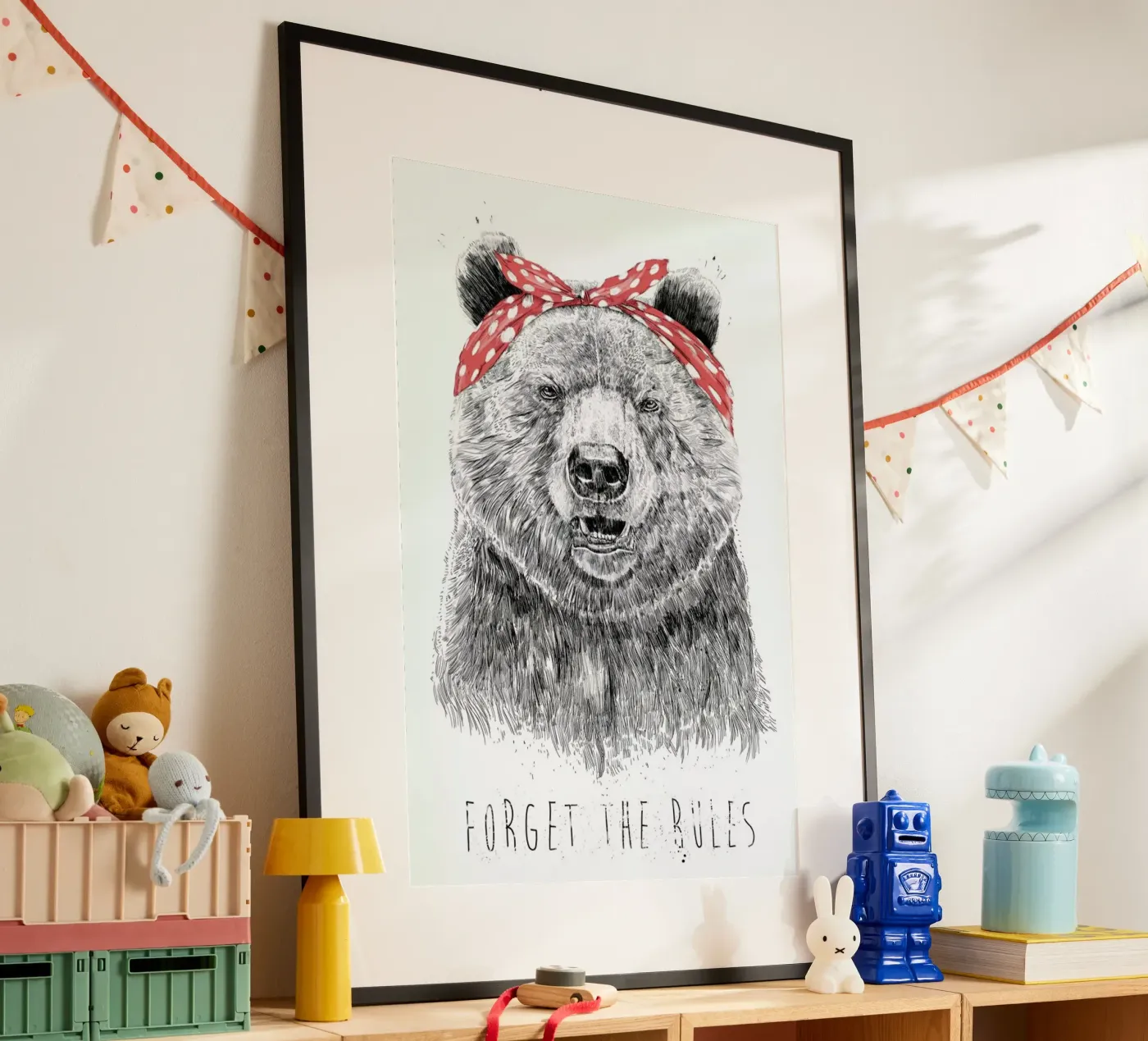 Forget The Rules poster van Balazs Solti