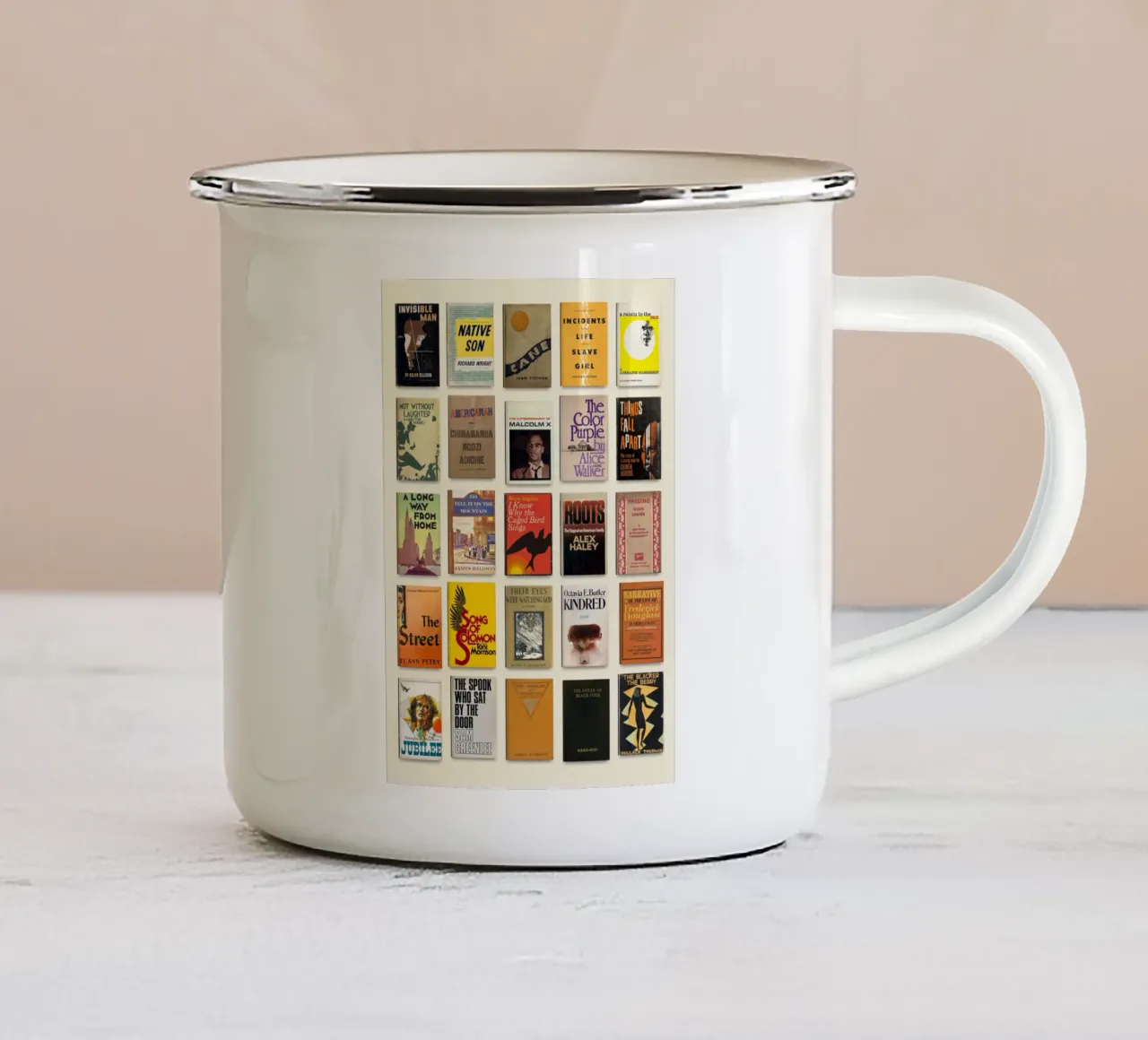 Letteratura nera - Storia nera - BLM Books tazza in smalto da MissLiterarty