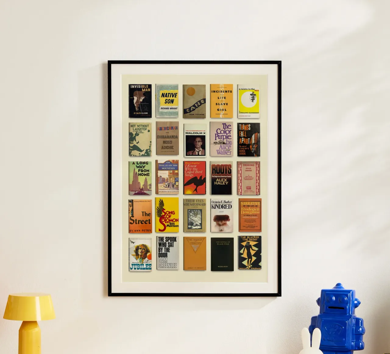 Letteratura nera - Storia nera - BLM Books poster con telaio in alluminio da MissLiterarty