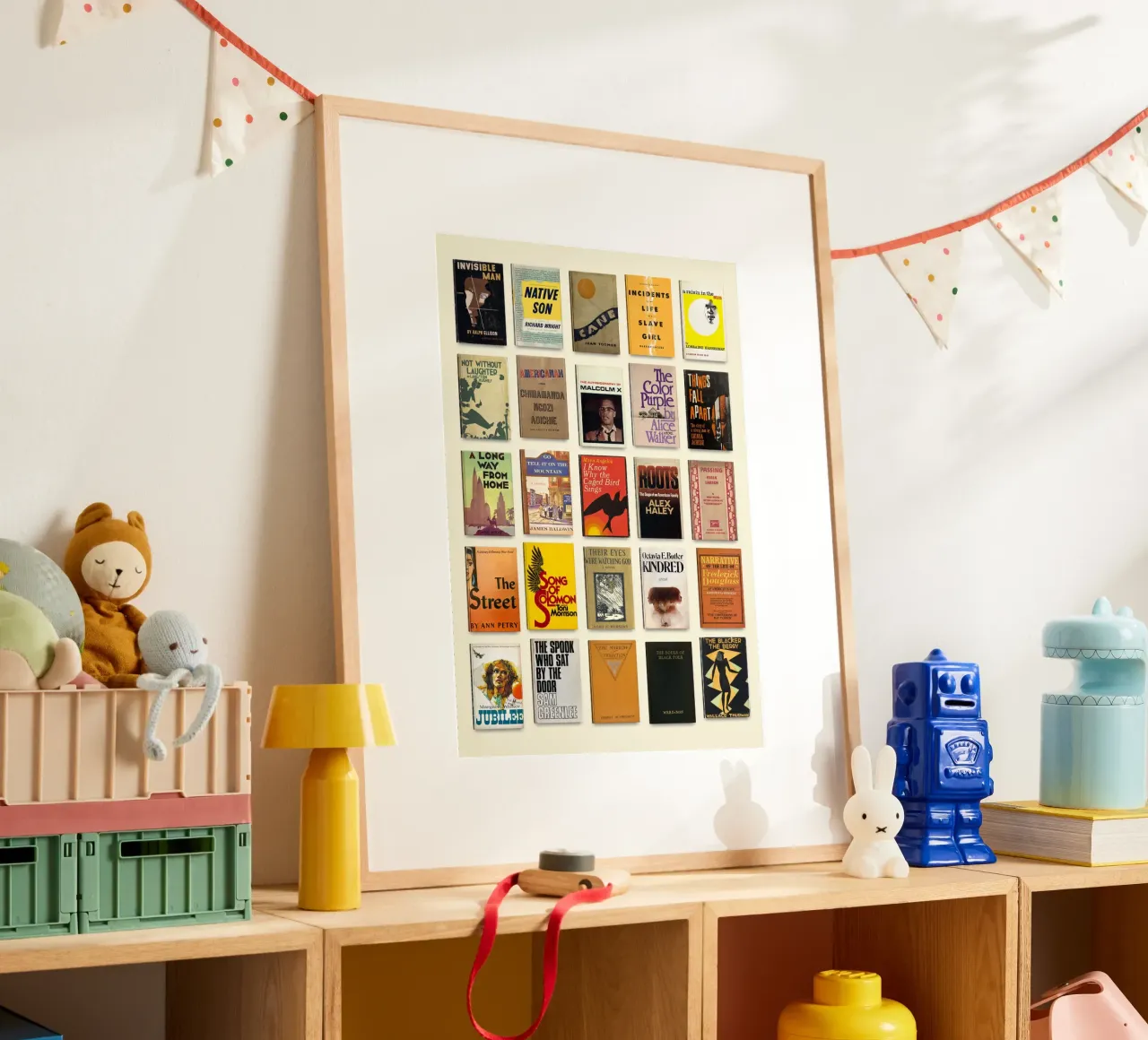 Letteratura nera - Storia nera - BLM Books poster con telaio in alluminio da MissLiterarty