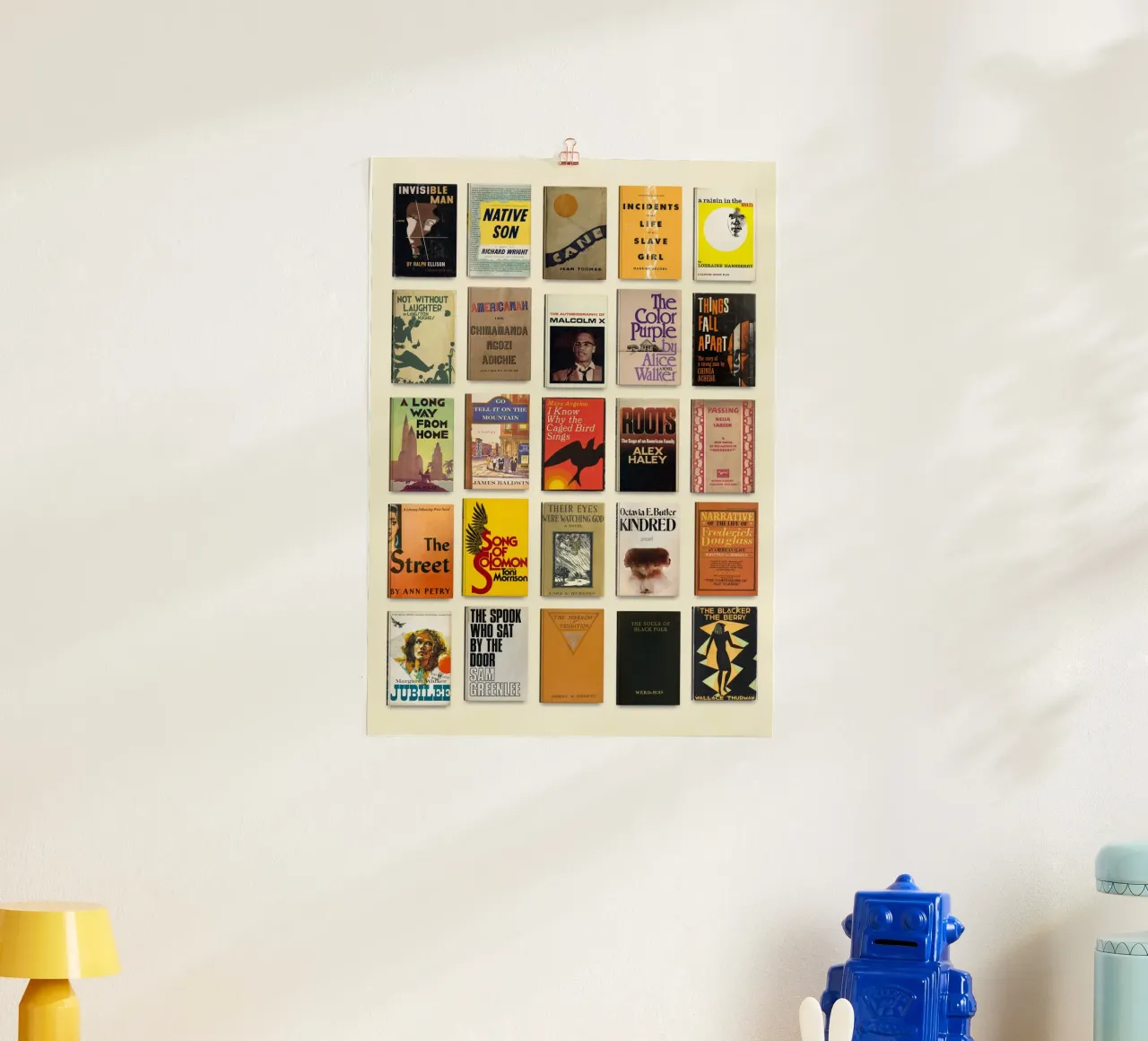 Letteratura nera - Storia nera - BLM Books poster con telaio in alluminio da MissLiterarty