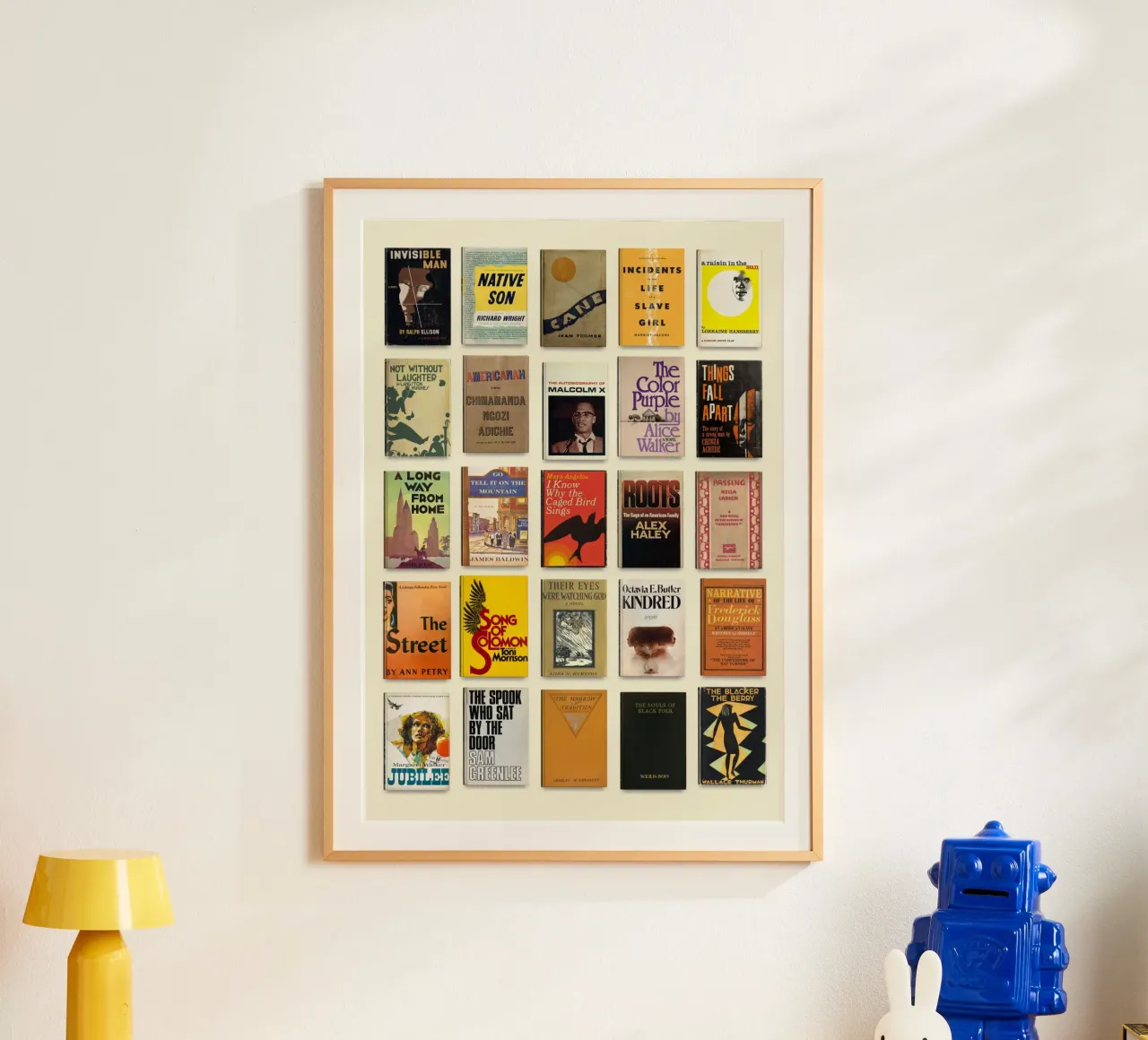 Letteratura nera - Storia nera - BLM Books poster con telaio in alluminio da MissLiterarty