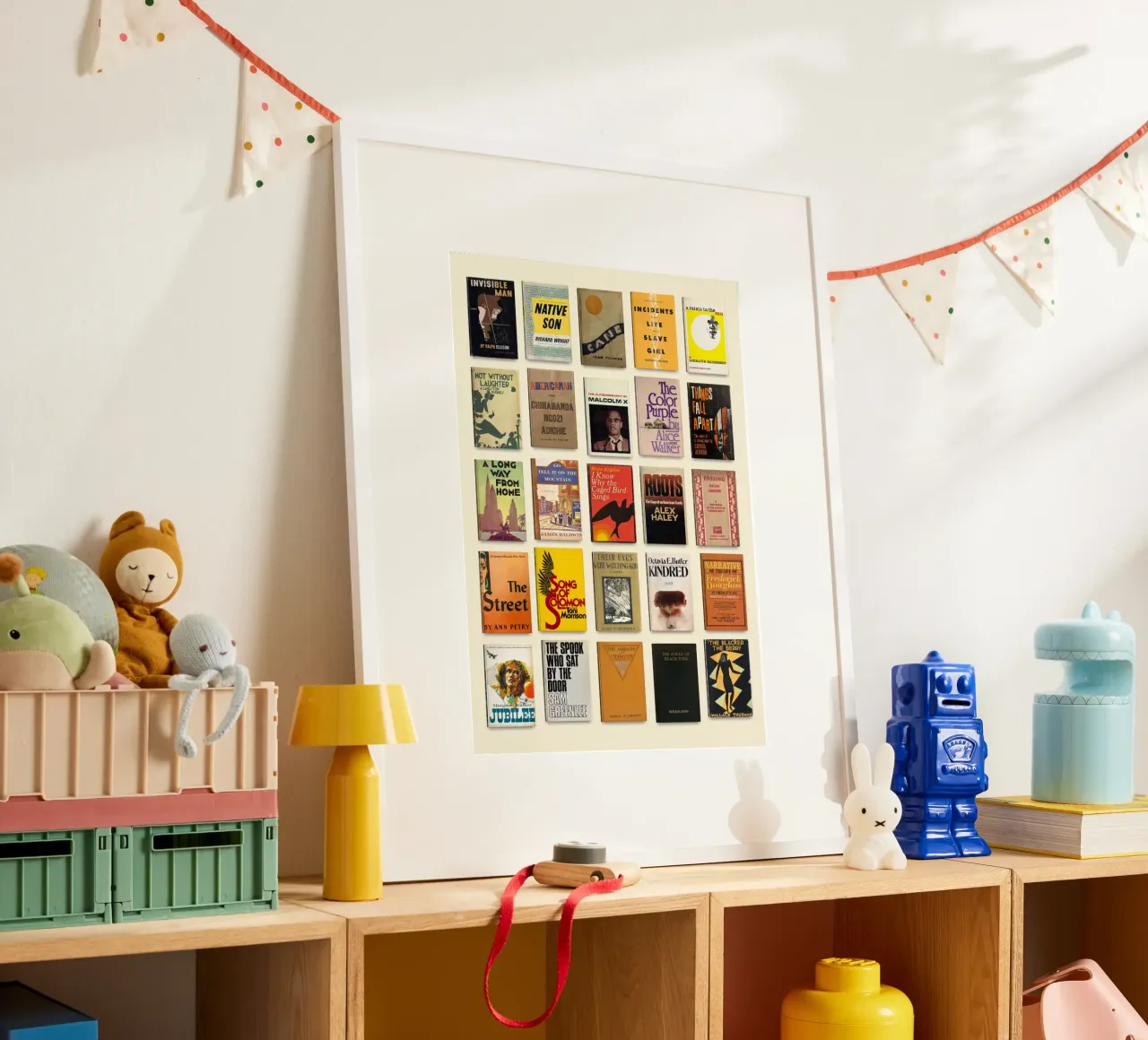Letteratura nera - Storia nera - BLM Books poster con telaio in alluminio da MissLiterarty