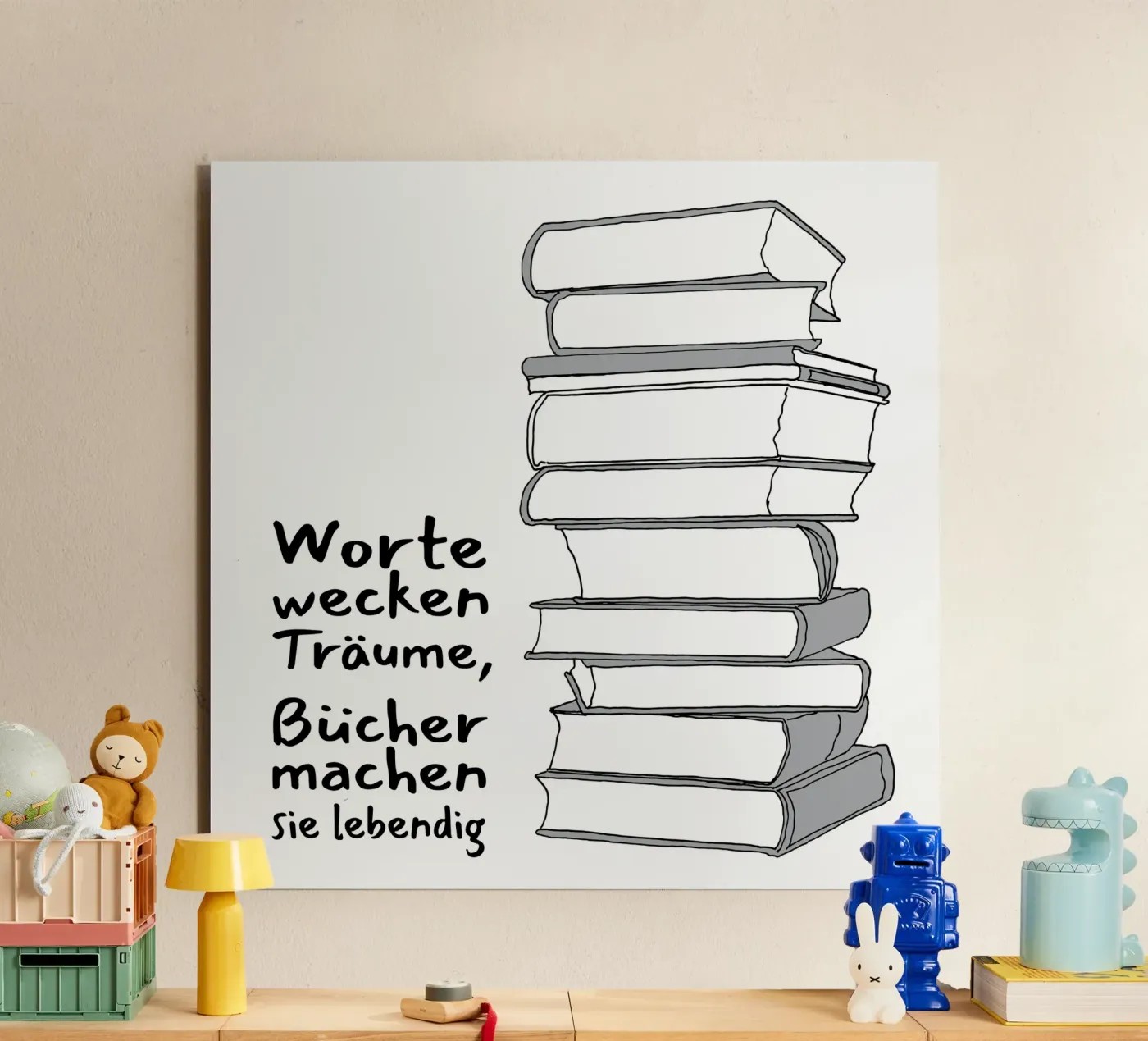 Libri e sogni alluminio dibond da Face & Content