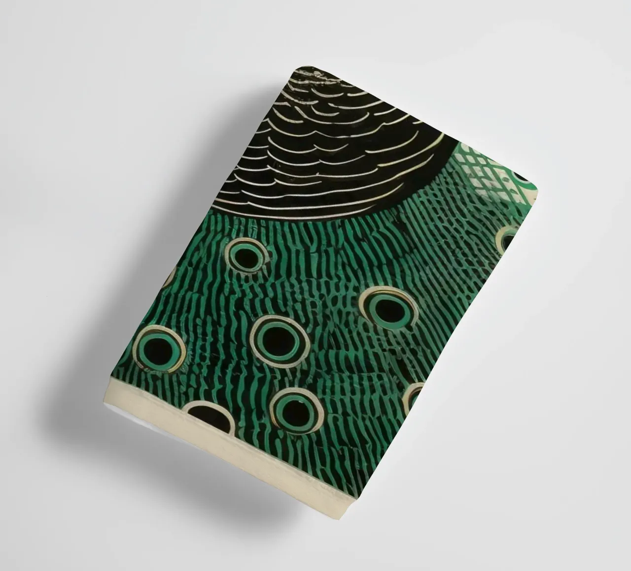 Pavone verde Pavone 1 asciugamano da bagno da Minimal Animal Art