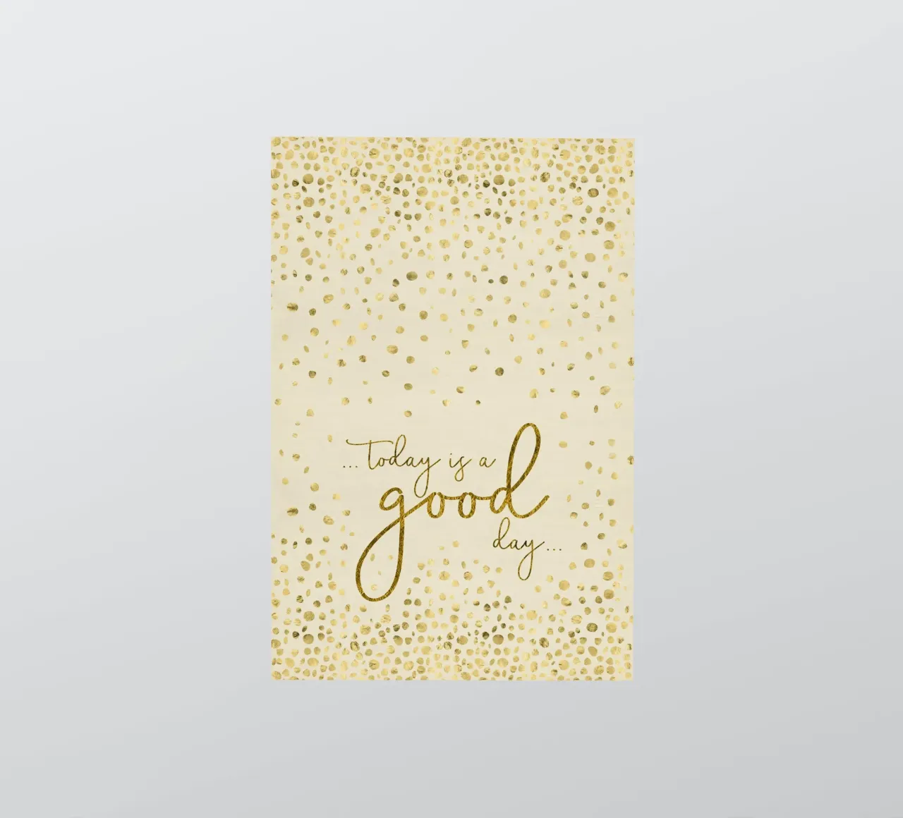 TODAY IS A GOOD DAY | or scintillant autocollant de Melanie Viola