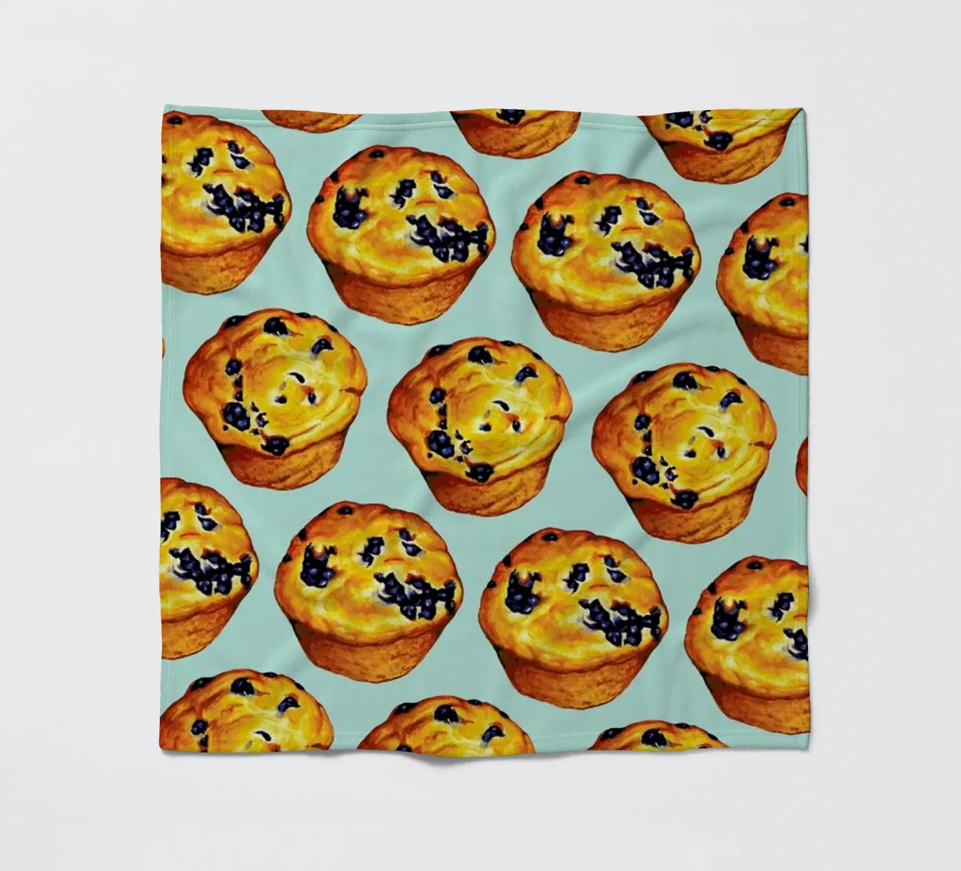 Blueberry Muffin Pattern Fleecedecke von Kelly Gilleran