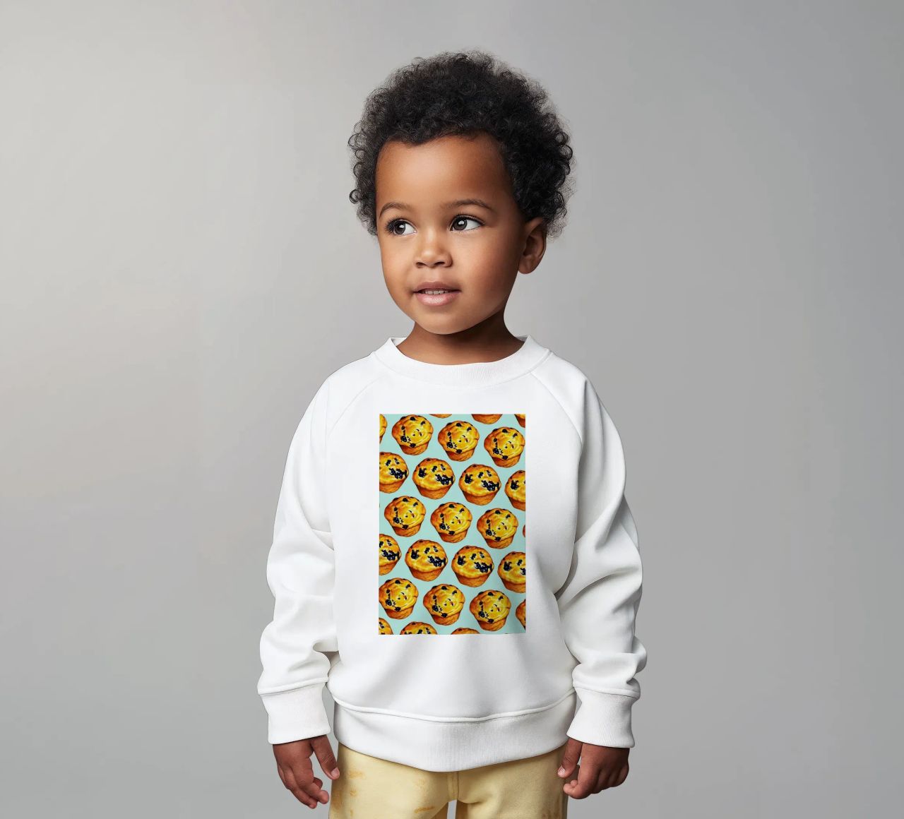 Blueberry Muffin Pattern felpa neonato da Kelly Gilleran