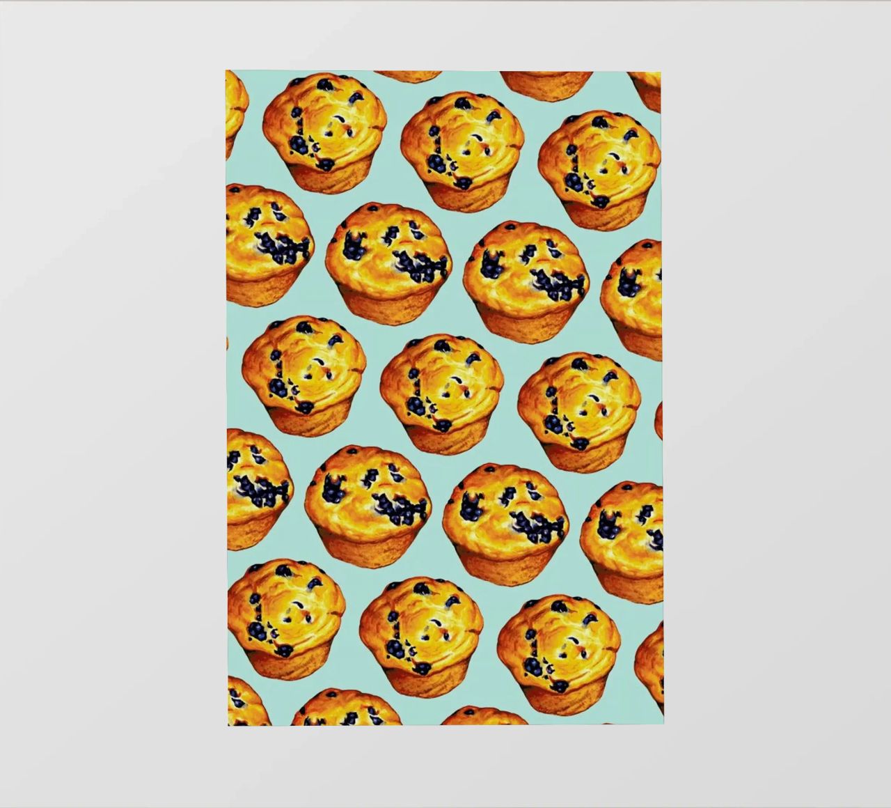 Blueberry Muffin Pattern pellicola backlit da Kelly Gilleran