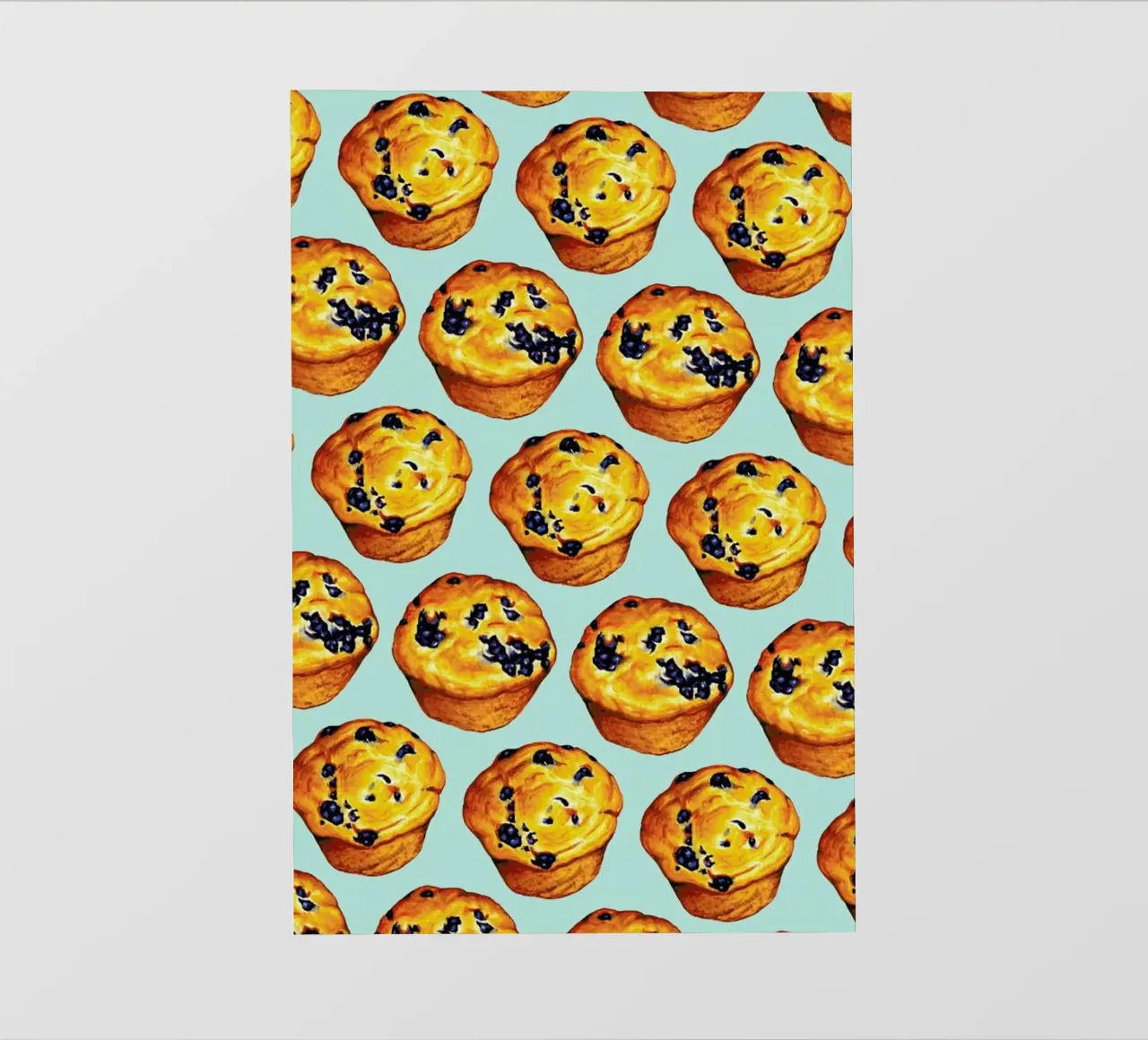 Blueberry Muffin Pattern pellicola backlit da Kelly Gilleran
