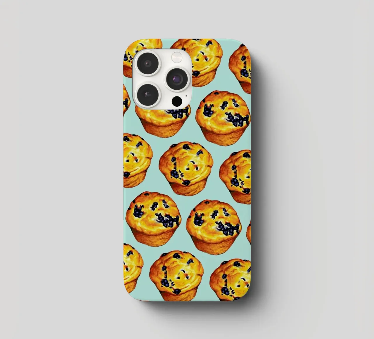 Blueberry Muffin Pattern cover iphone da Kelly Gilleran