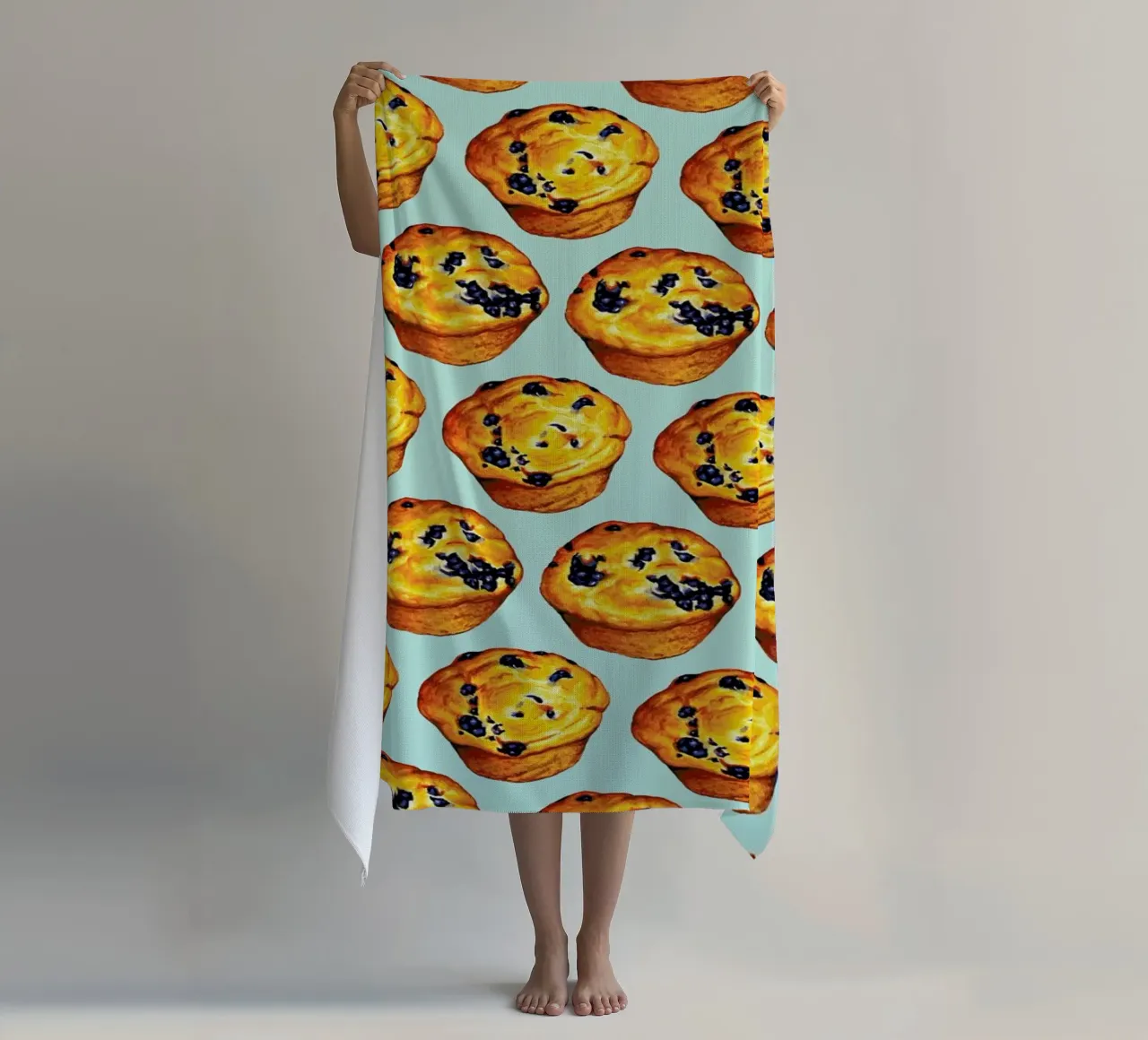 Blueberry Muffin Pattern telo mare da Kelly Gilleran