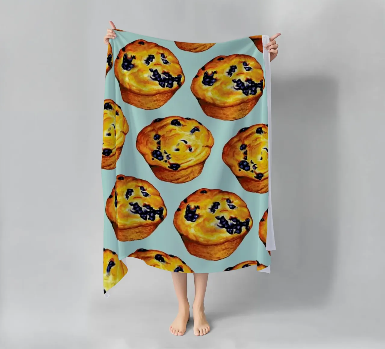 Blueberry Muffin Pattern telo mare da Kelly Gilleran