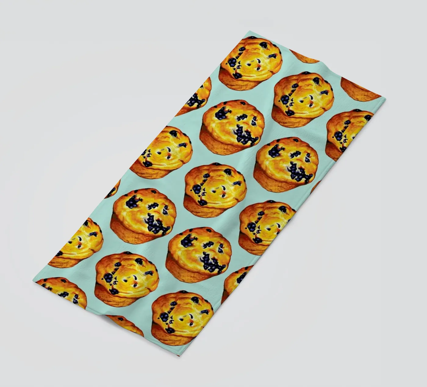 Blueberry Muffin Pattern telo mare da Kelly Gilleran