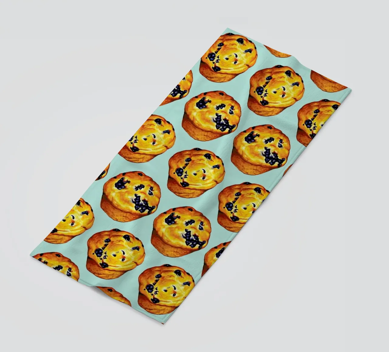 Blueberry Muffin Pattern telo mare da Kelly Gilleran