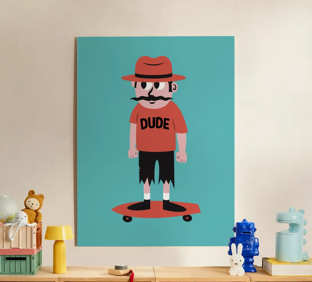 Dude plexiglass da The Poster Kid