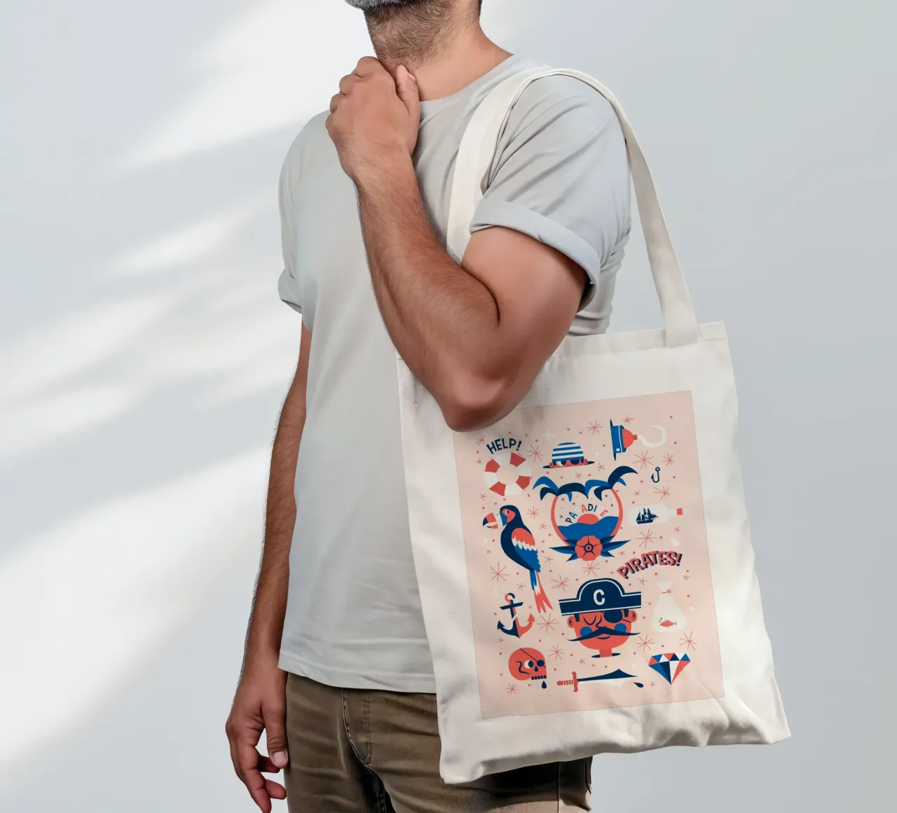 Pirates Flash Sheet borsa in juta da The Poster Kid