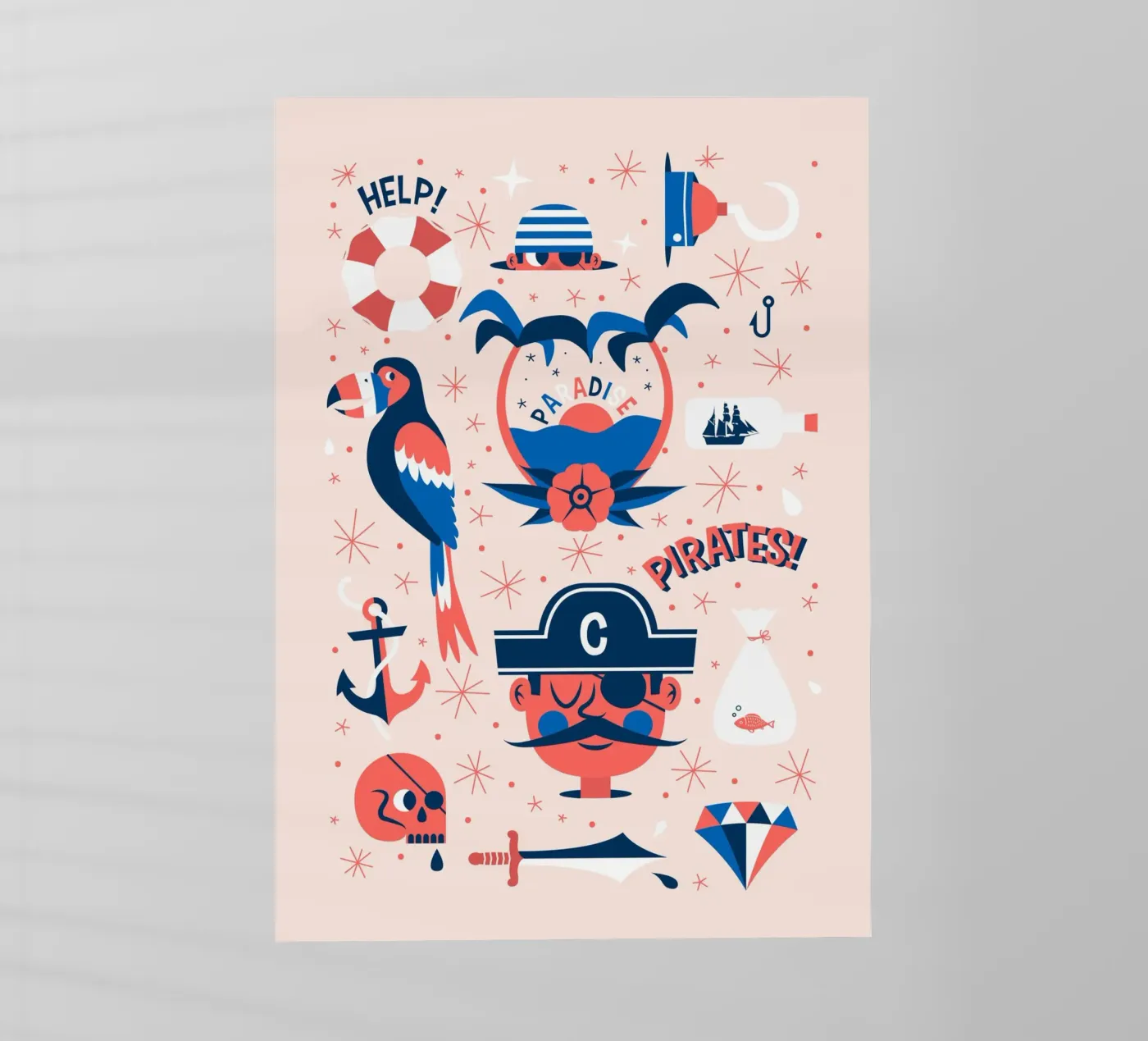 Pirates Flash Sheet pellicola backlit da The Poster Kid