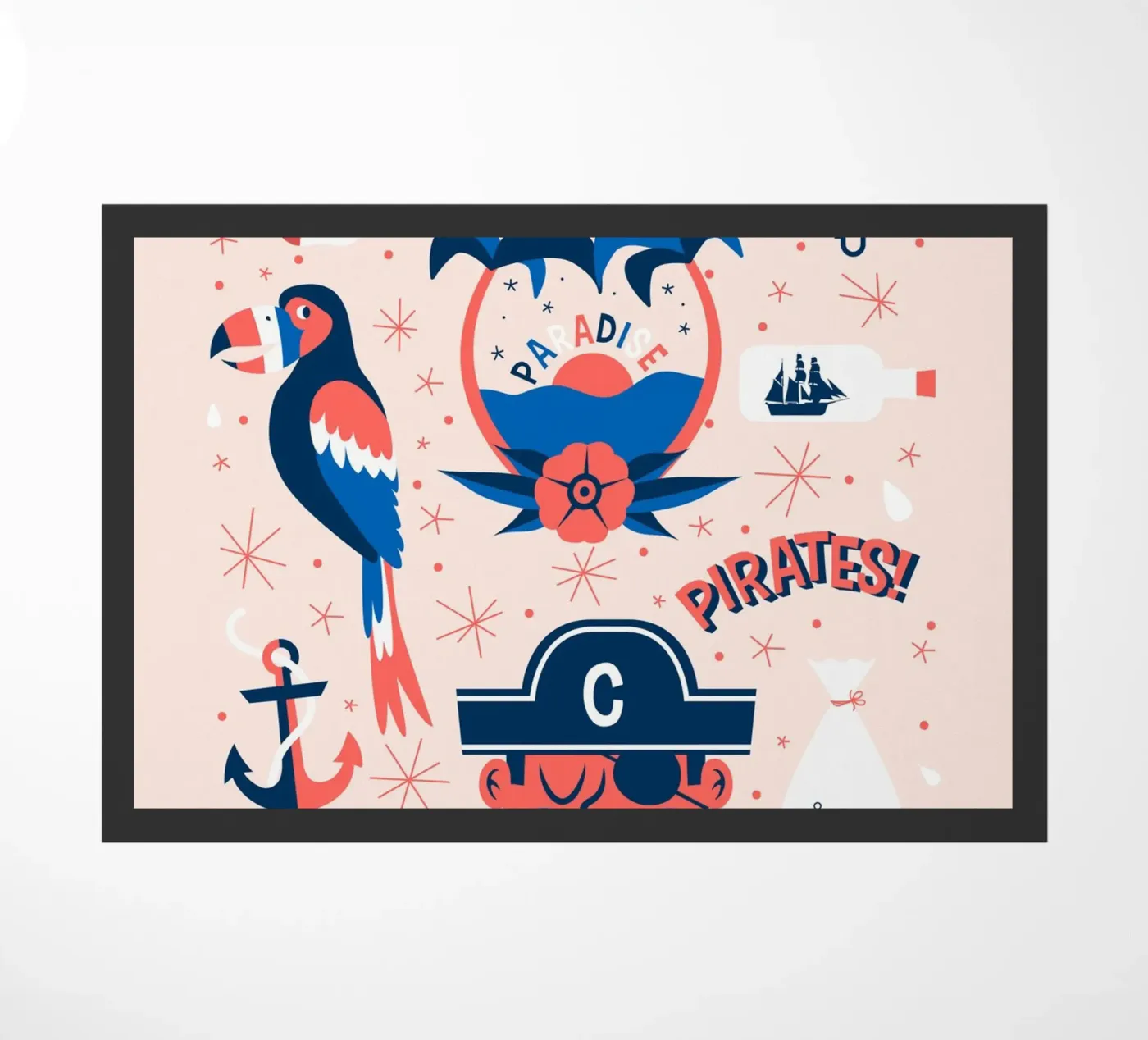 Pirates Flash Sheet deurmat van The Poster Kid