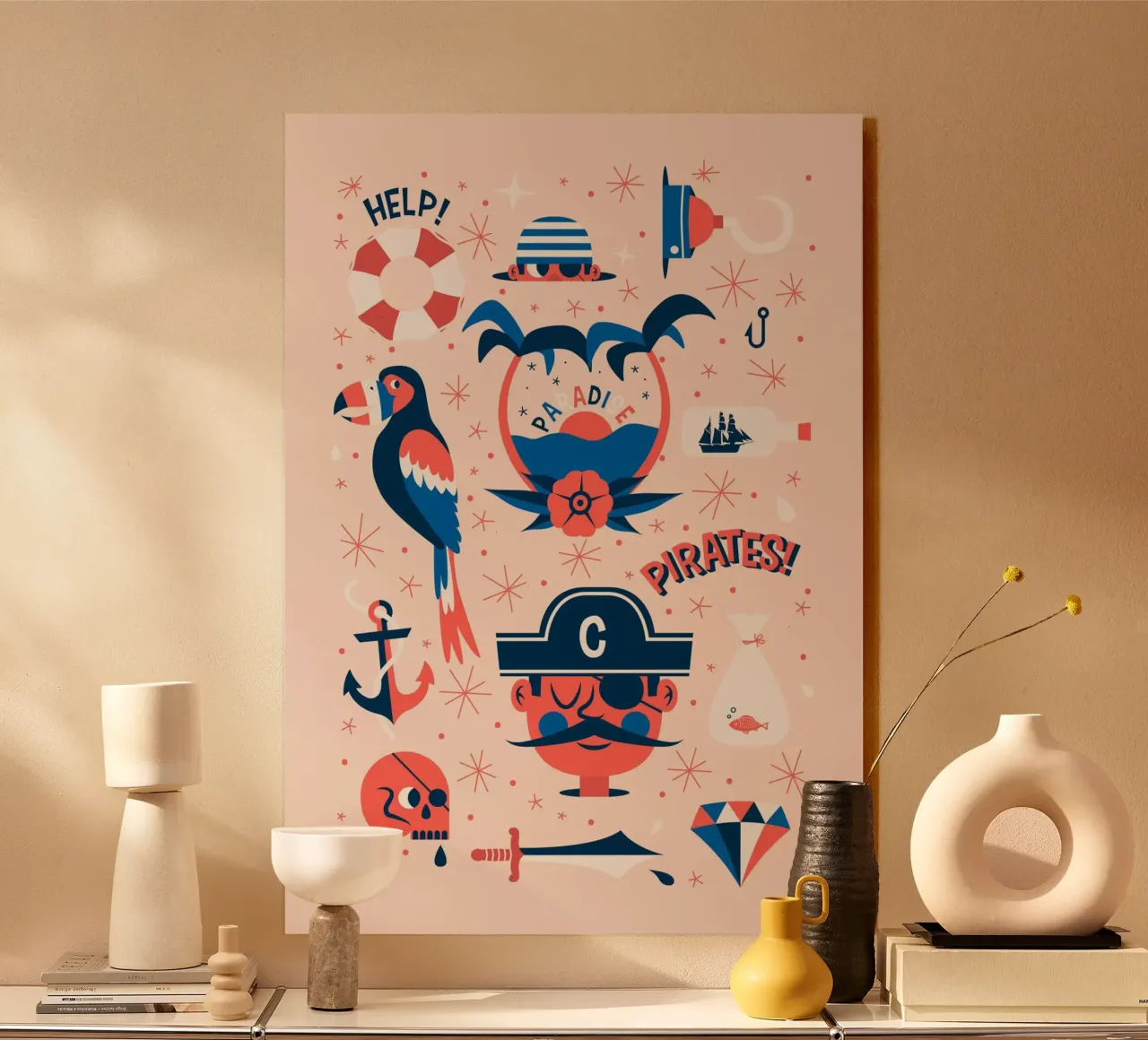 Pirates Flash Sheet plexiglass da The Poster Kid