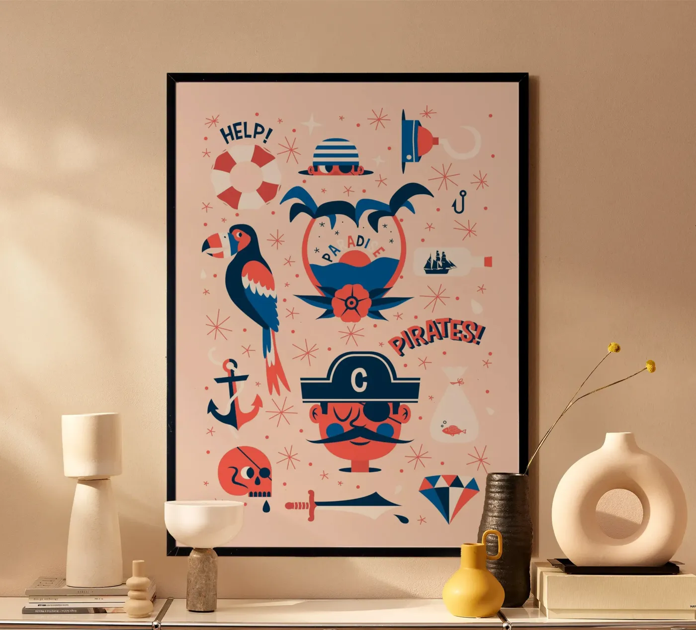 Pirates Flash Sheet poster da The Poster Kid