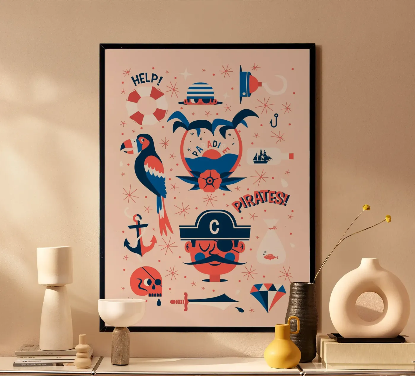 Pirates Flash Sheet poster da The Poster Kid