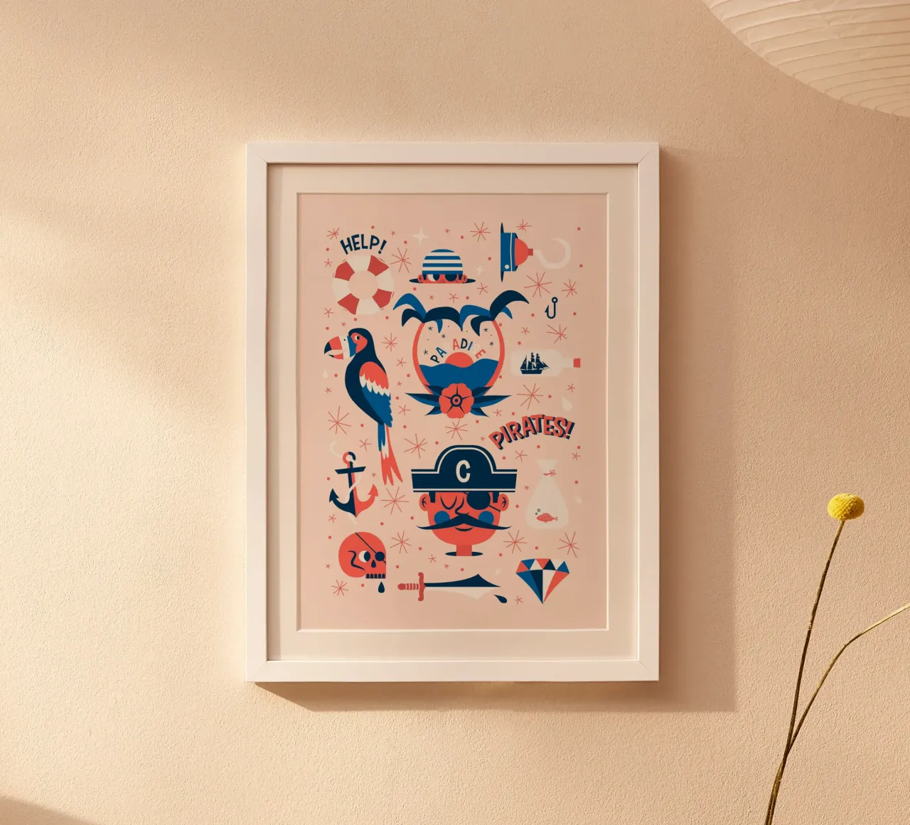 Pirates Flash Sheet poster by The Poster Kid