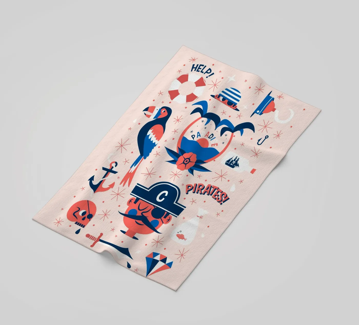 Pirates Flash Sheet telo mare da The Poster Kid