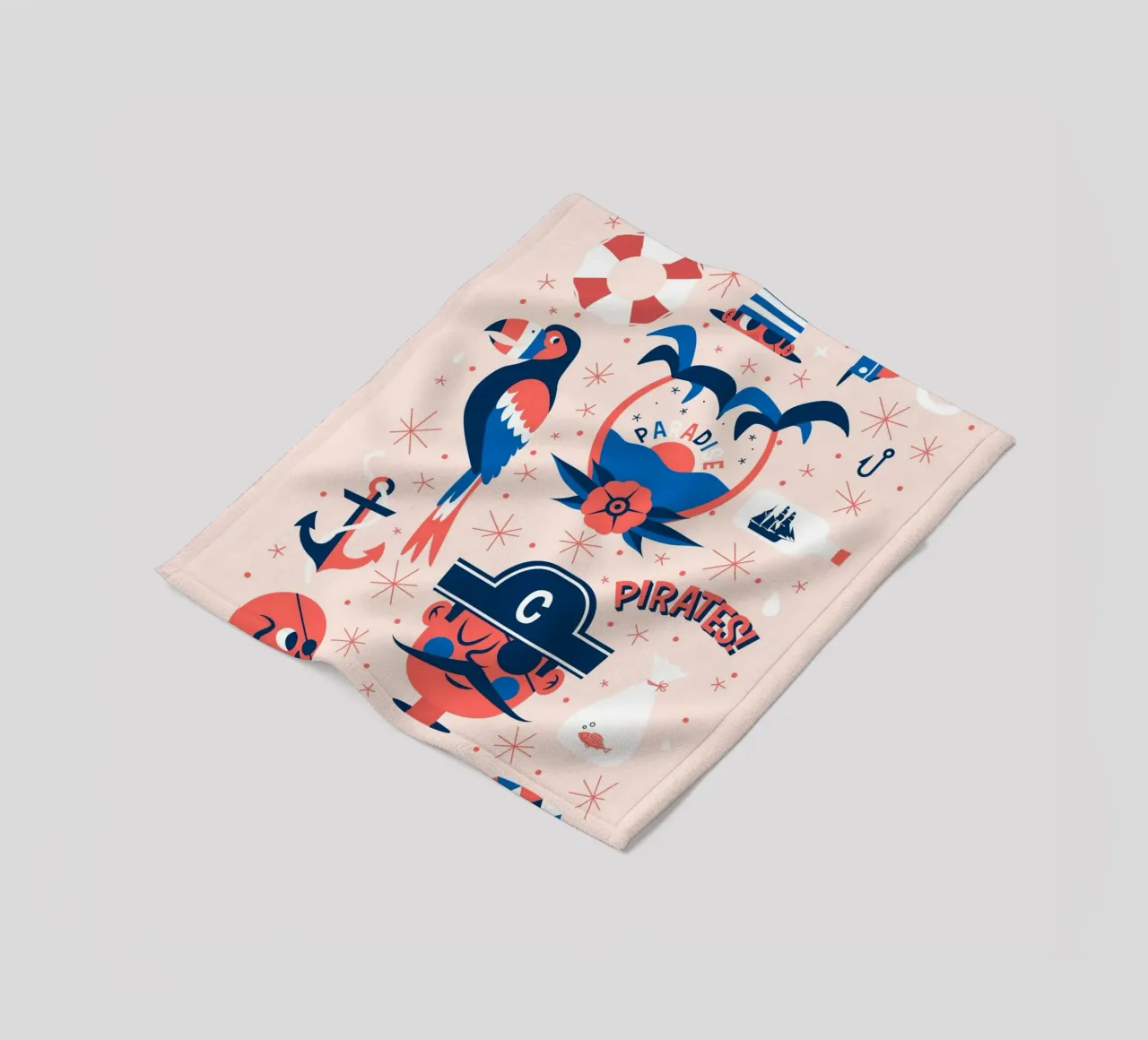 Pirates Flash Sheet coperta in pile da The Poster Kid