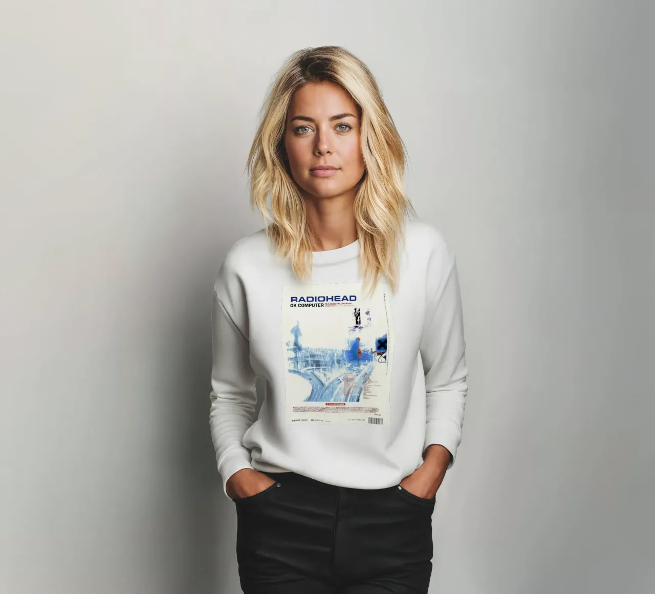 Radiohead Ok Computer felpa da Attaboy Dsgn