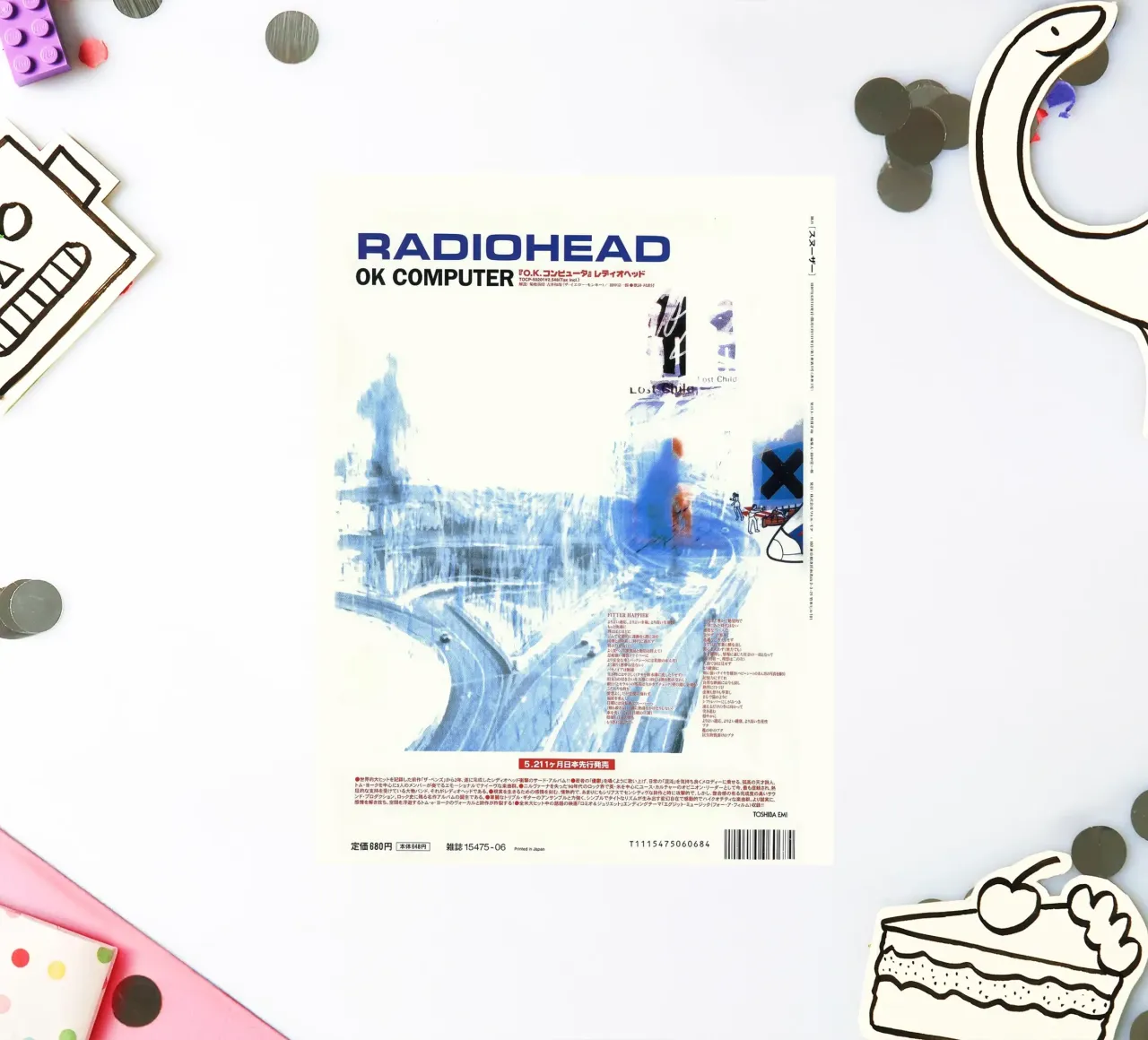 Radiohead Ok Computer adesivo da Attaboy Dsgn