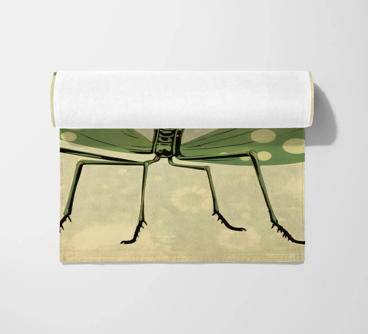 Mantide religiosa verde 2 telo mare da Minimal Animal Art