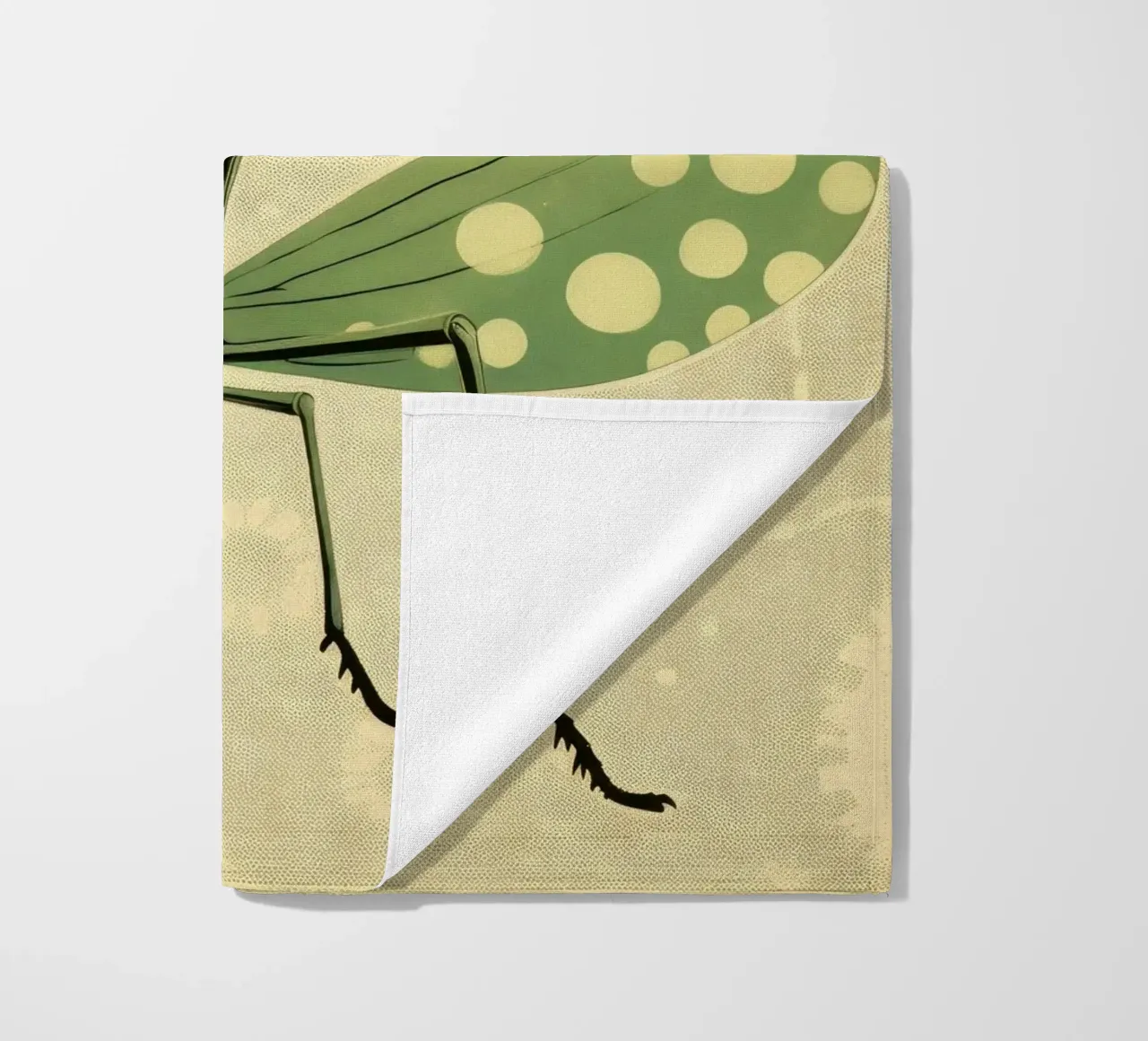 Mantide religiosa verde 2 telo mare da Minimal Animal Art