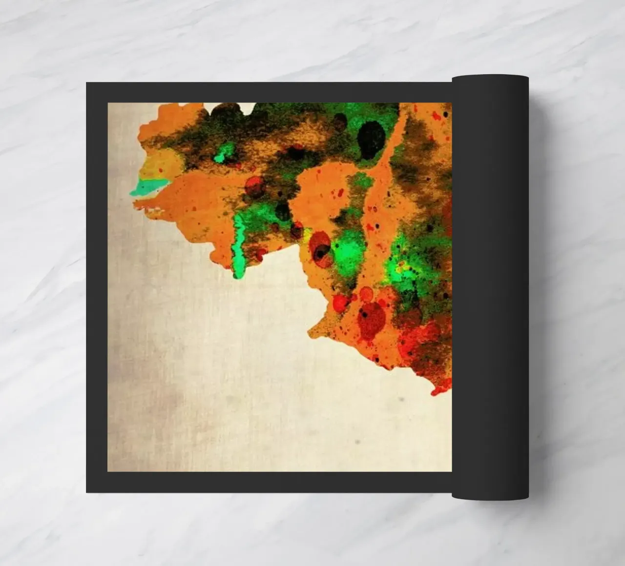 Manchester Watercolor Map zerbino da Naxart