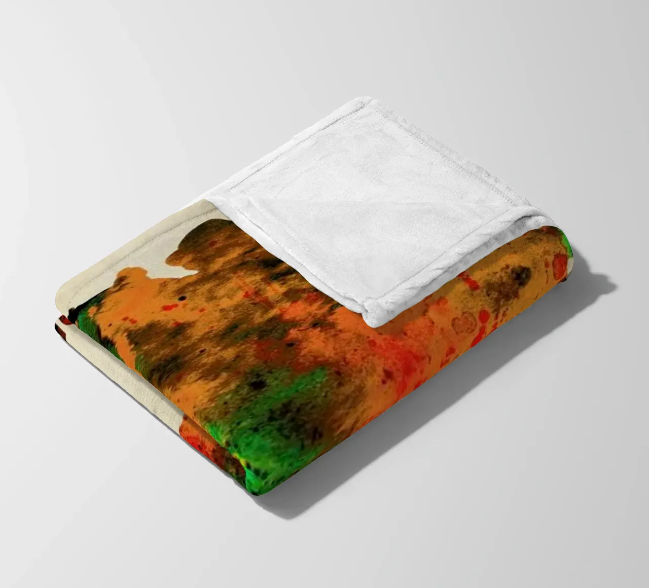 Manchester Watercolor Map coperta in pile da Naxart