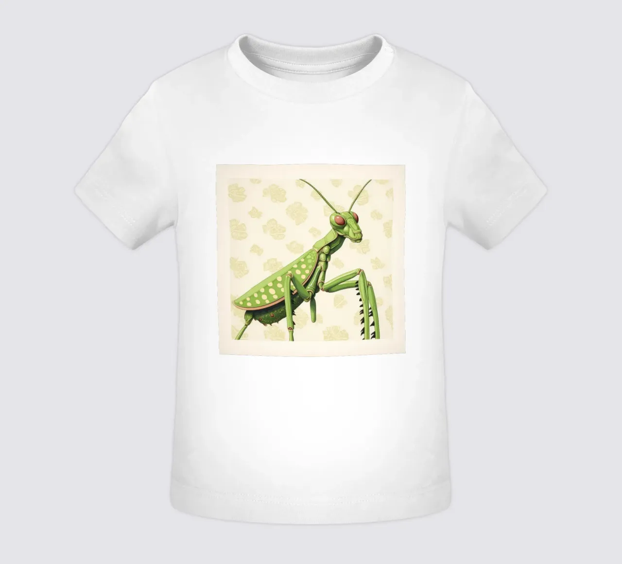 Mantide religiosa verde 4 maglietta neonato da Minimal Animal Art