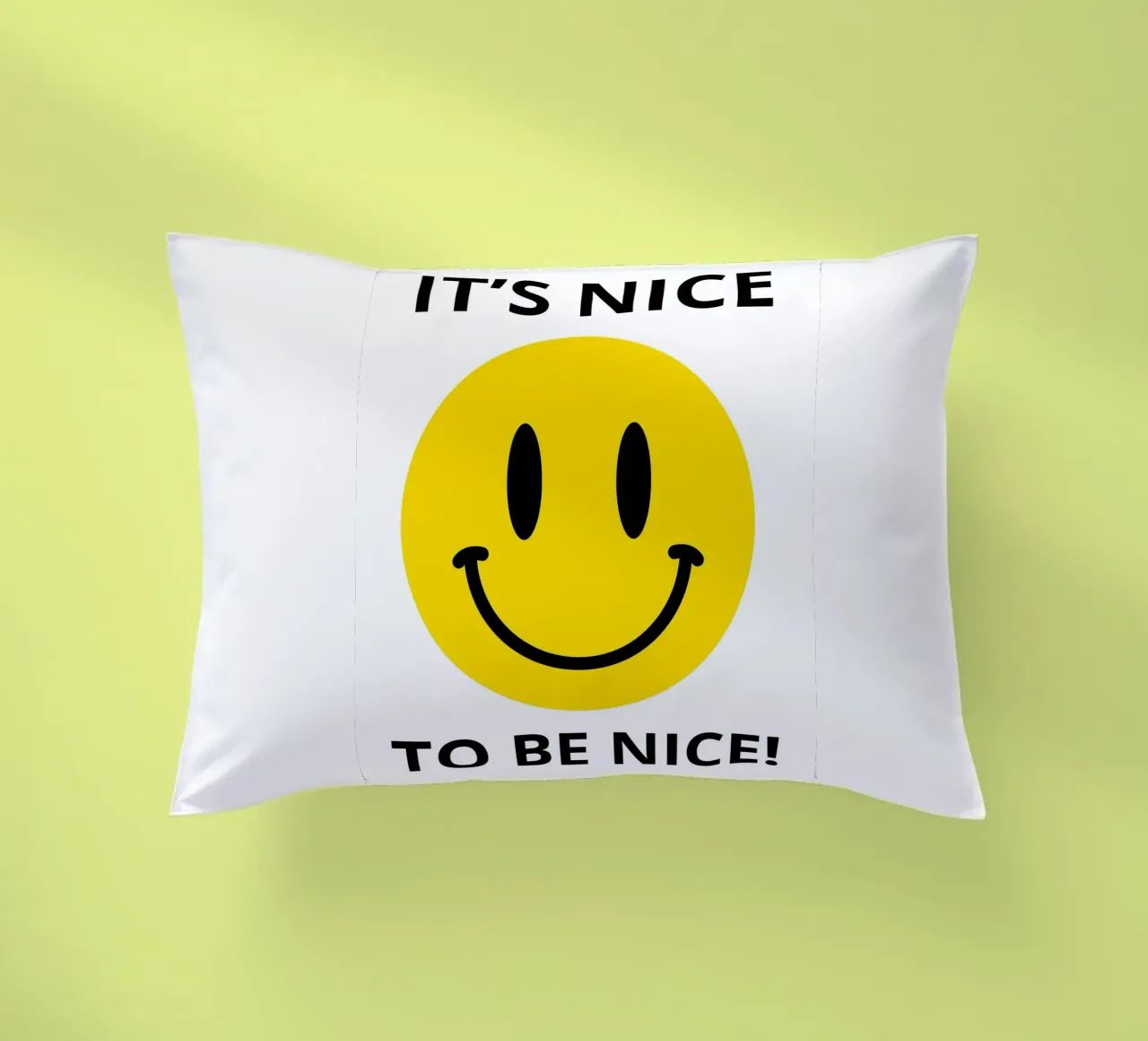 IT'S NICE TO BE NICE! cuscino da edsonramosart